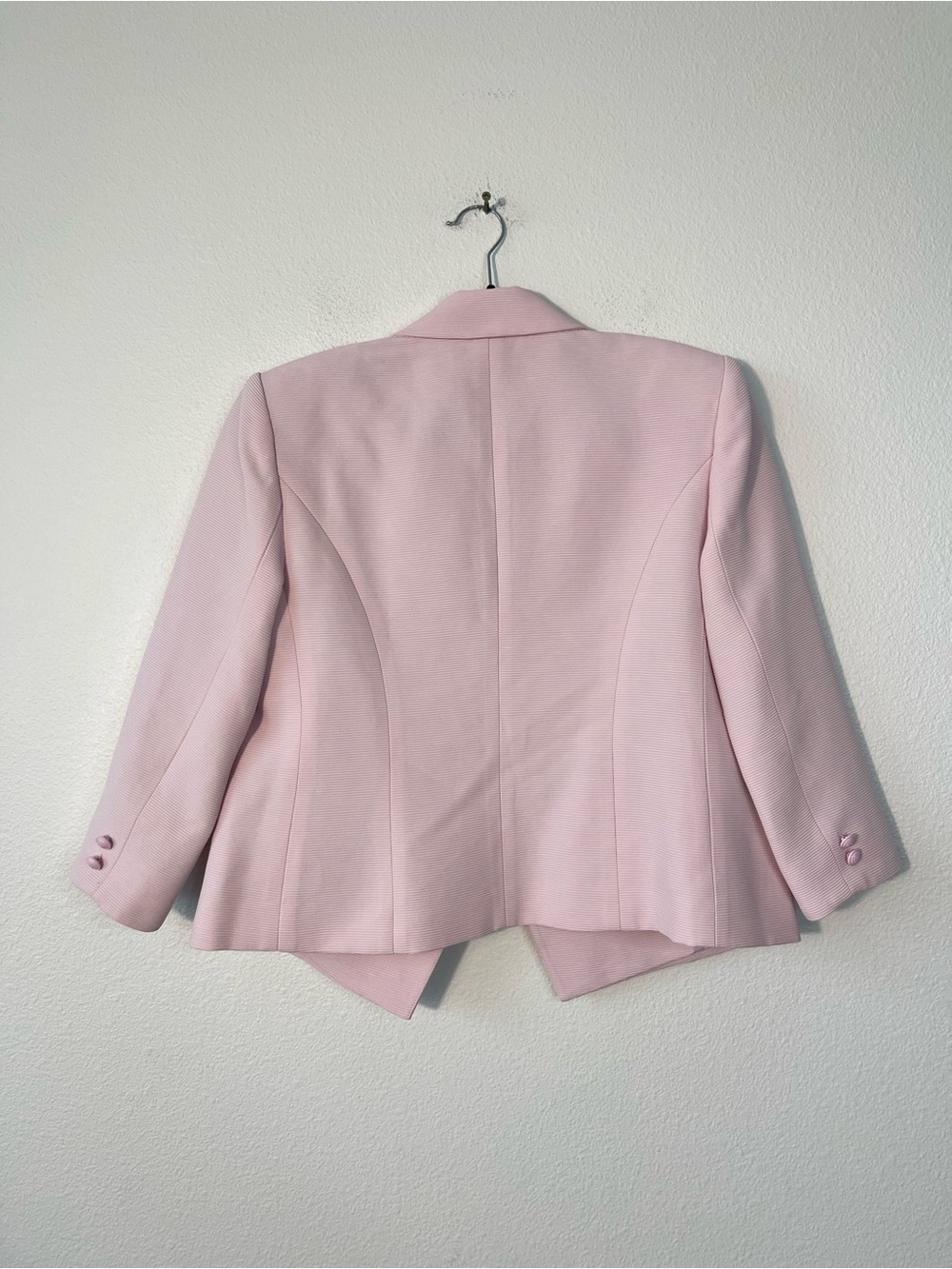 L’agence Brooke Open-Front Brooke Blazer in Pale Rose Faded Chain Size 8 - Picture 8 of 13